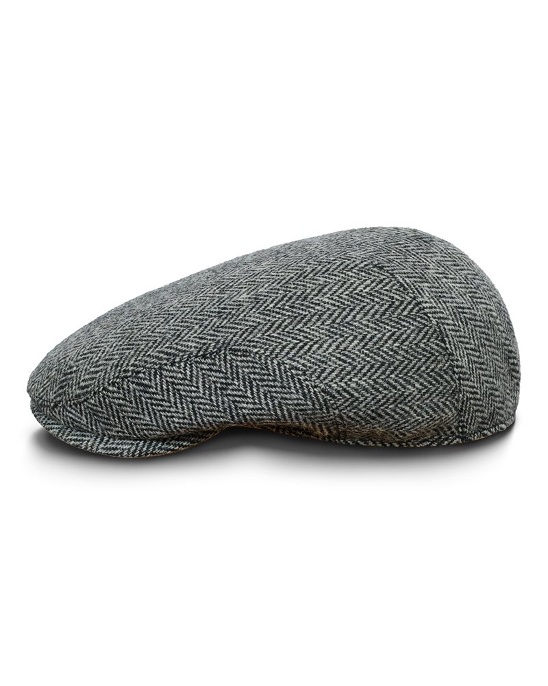Black/gray herringbone